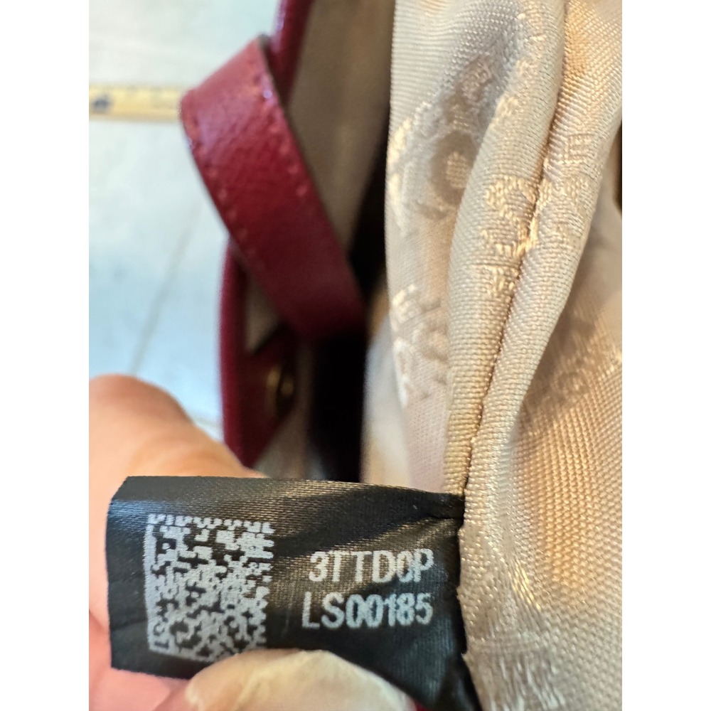 Michael Kors Jet Set‎ Large Saffiano Leather Tote – Deep Red - Picture 9 of 10